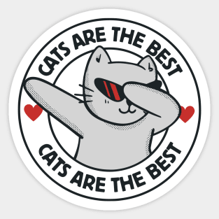 Cats Are The Best Sticker